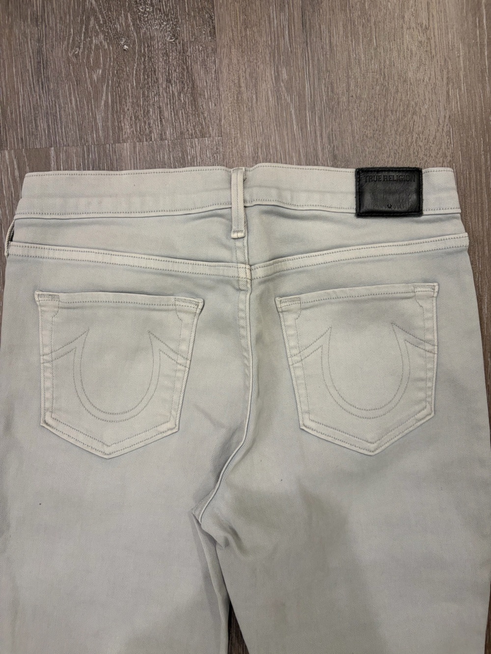 True Religion Women's Light Gray Denim Jeans